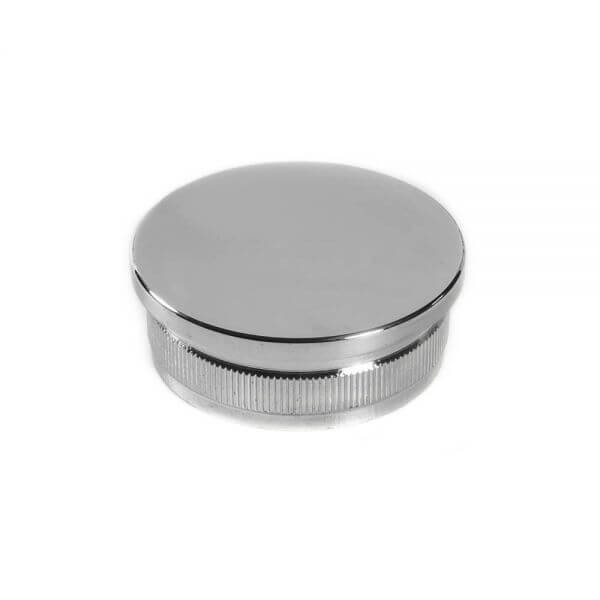 Embout Inox 316 Poli à frapper - Plat - 42mm