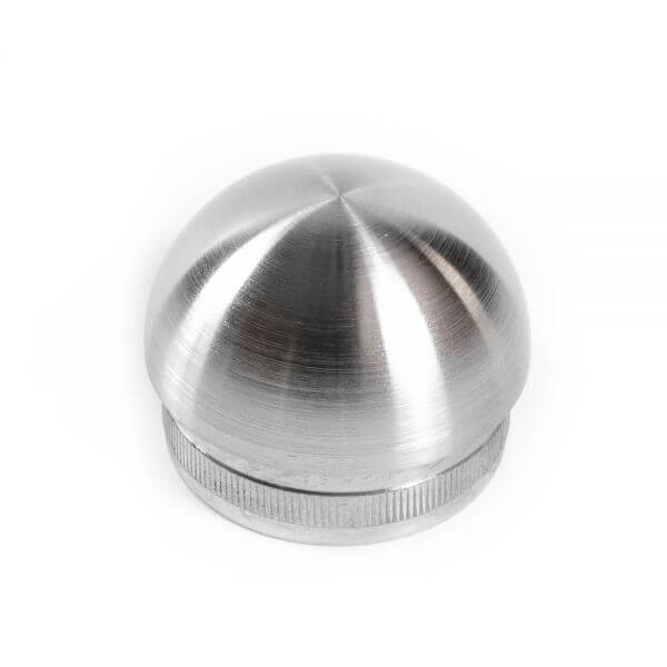 Embout Inox 304 à frapper - Bombé - 42mm