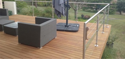 Quel garde-corps installer sur une terrasse moderne ?