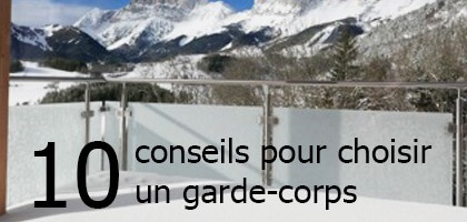 10 conseils pour choisir un garde-corps