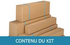 contenu du kit garde-corps inox